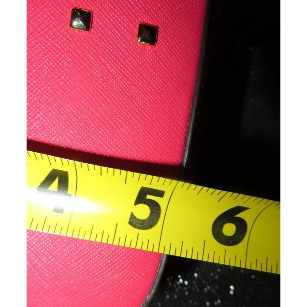 MICHAEL KORS Jet Set Stud Embellished Pouchette Leather Bag brand NWT - Picture 8 of 10